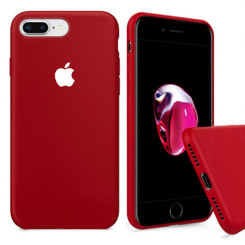Чехол (copy) Full Silicone Case для Iphone 7 Plus China red
